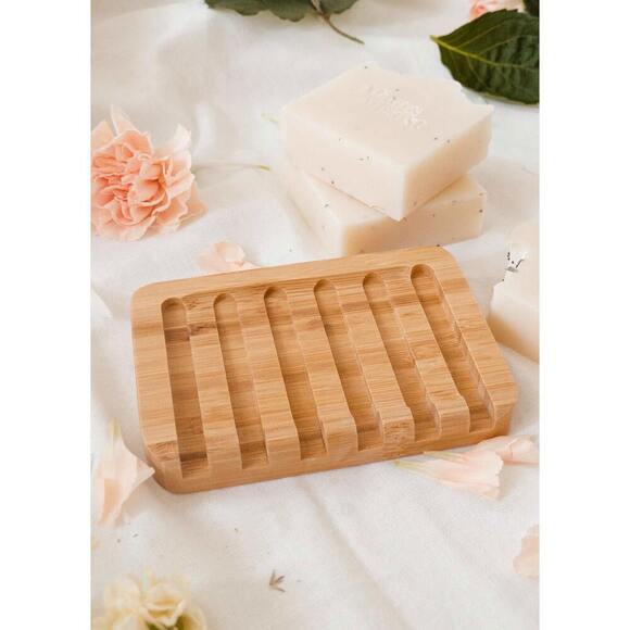 Bamboo soap dish - Picture 2 of 2